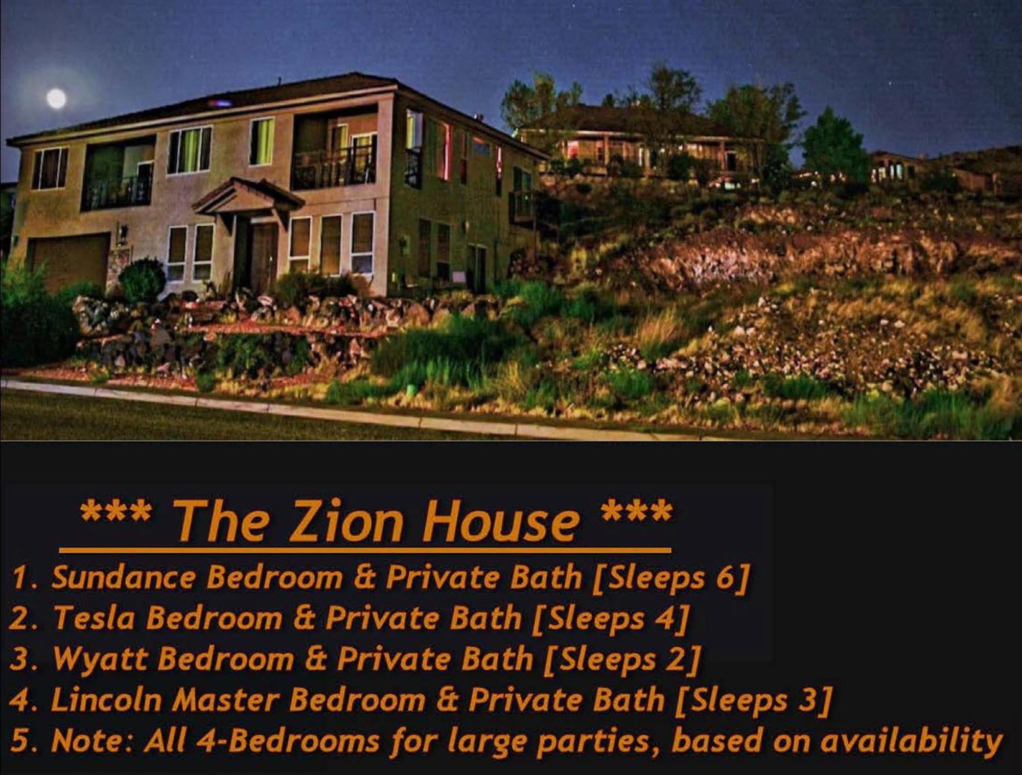 The Zion House - Affordable Bedrooms Hurricane Exterior photo